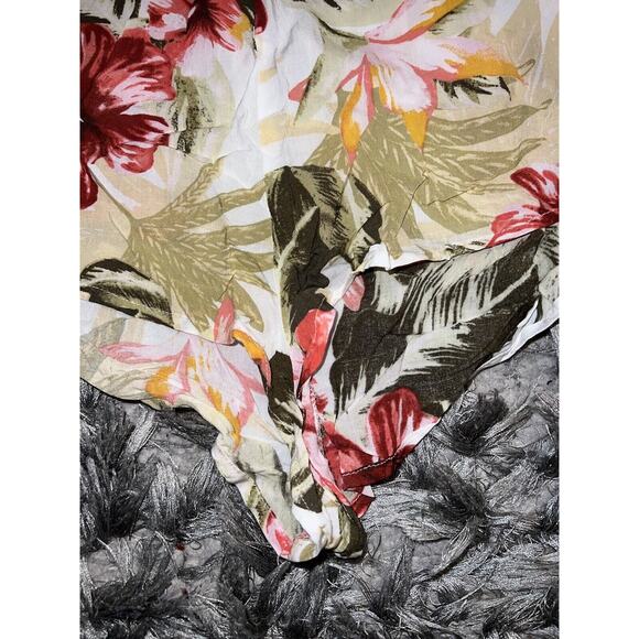 Forever 21 Swimsuit Coverup Romper Women Small Short Floral Beach Swim Wear - Picture 5 of 8